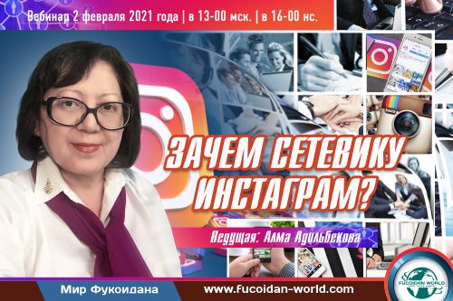 Вебинар 2 февраля 2021 года. «Зачем сетевику Инстаграм?»
